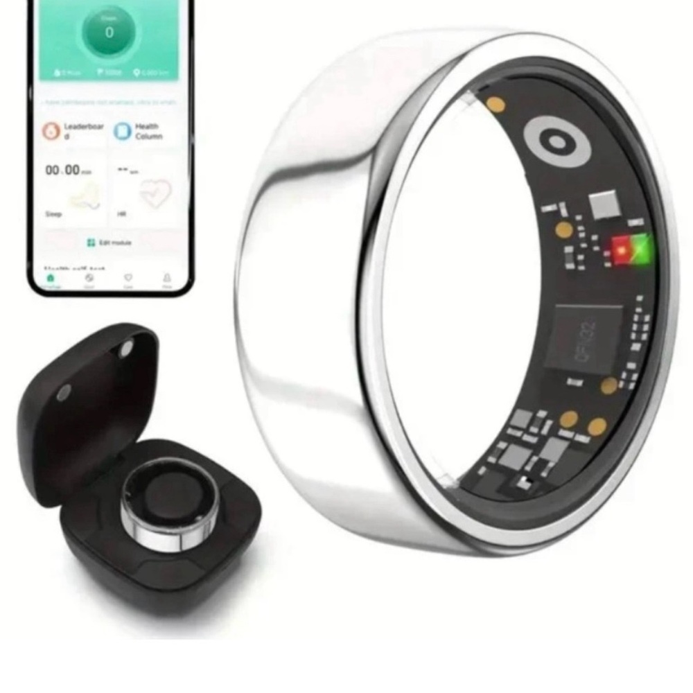 NWT Silver Limited Edition Smart Ring Health/Sleep/Fitness Monitor